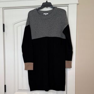 Madewell black and Heather Gray Knit Sweater